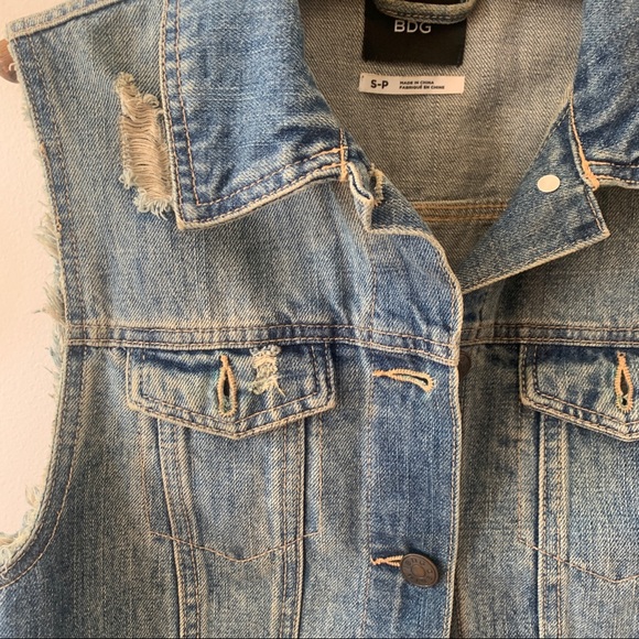 BDG Denim Vest - Picture 2 of 5